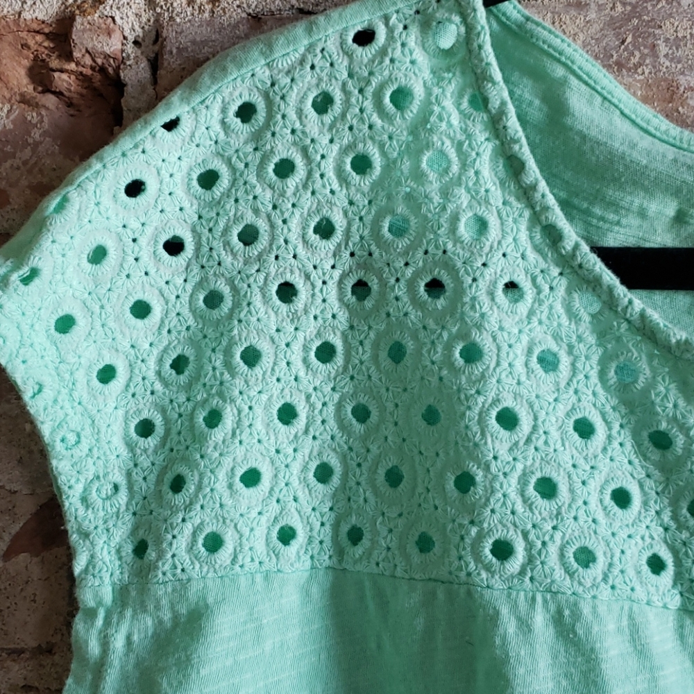 Cap Sleeve Decorative T-Shirt - Picture 3 of 7